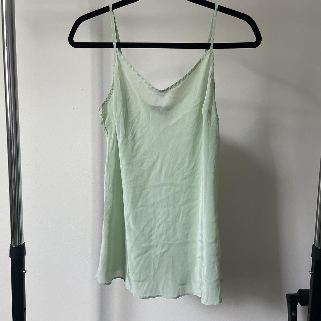 Organic cotton Eileen Fisher tank top in bright sky - Depop