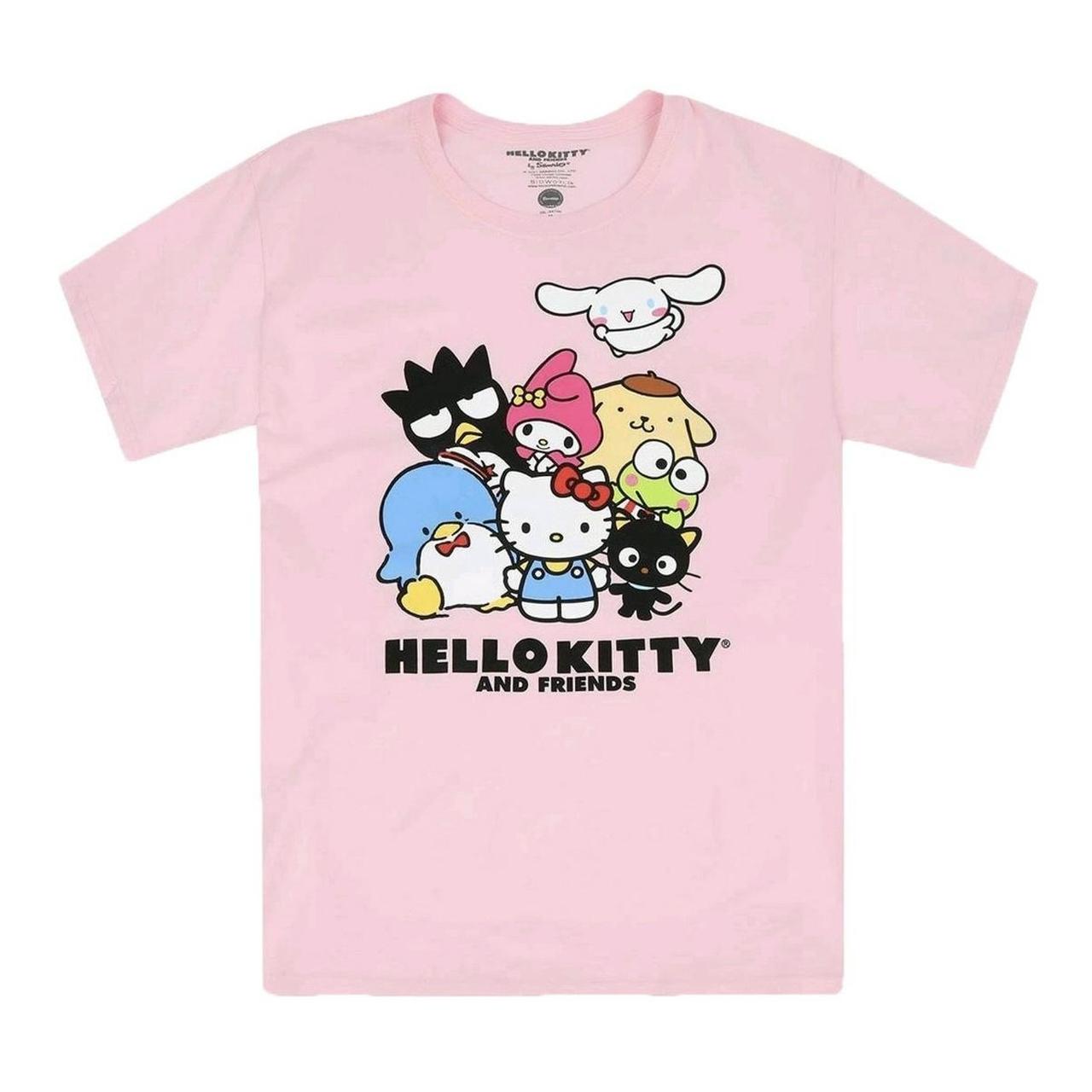 Hello Kitty and Friends Sanrio pink graphic t-shirt.... - Depop