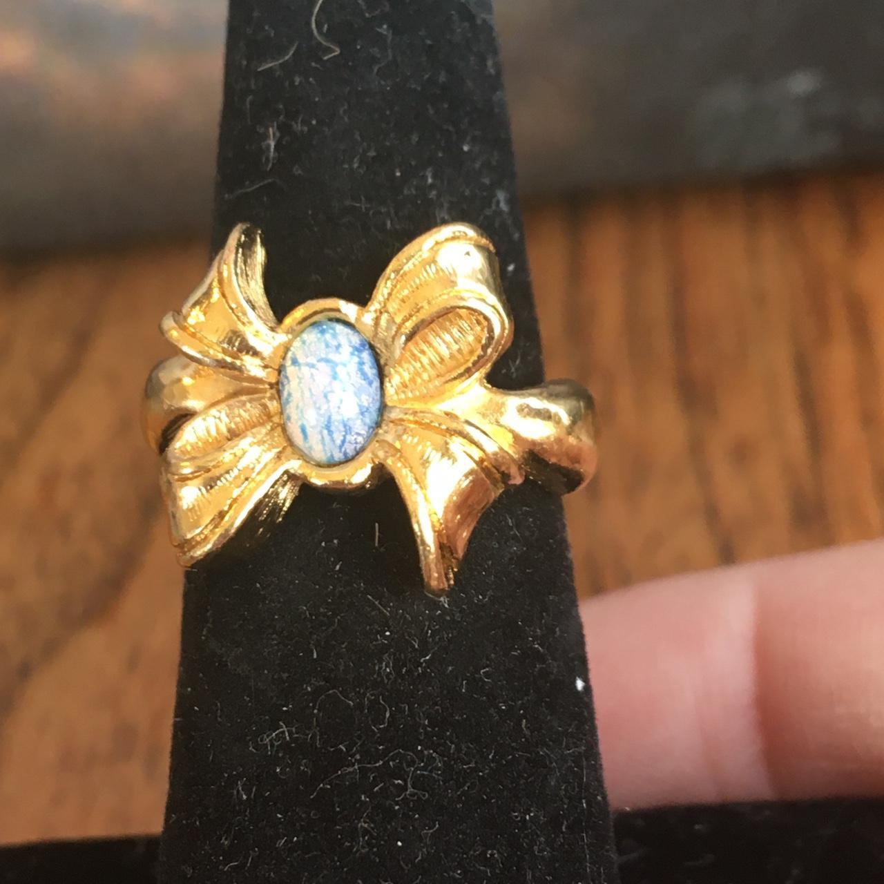 Faux Stone Gold Ring