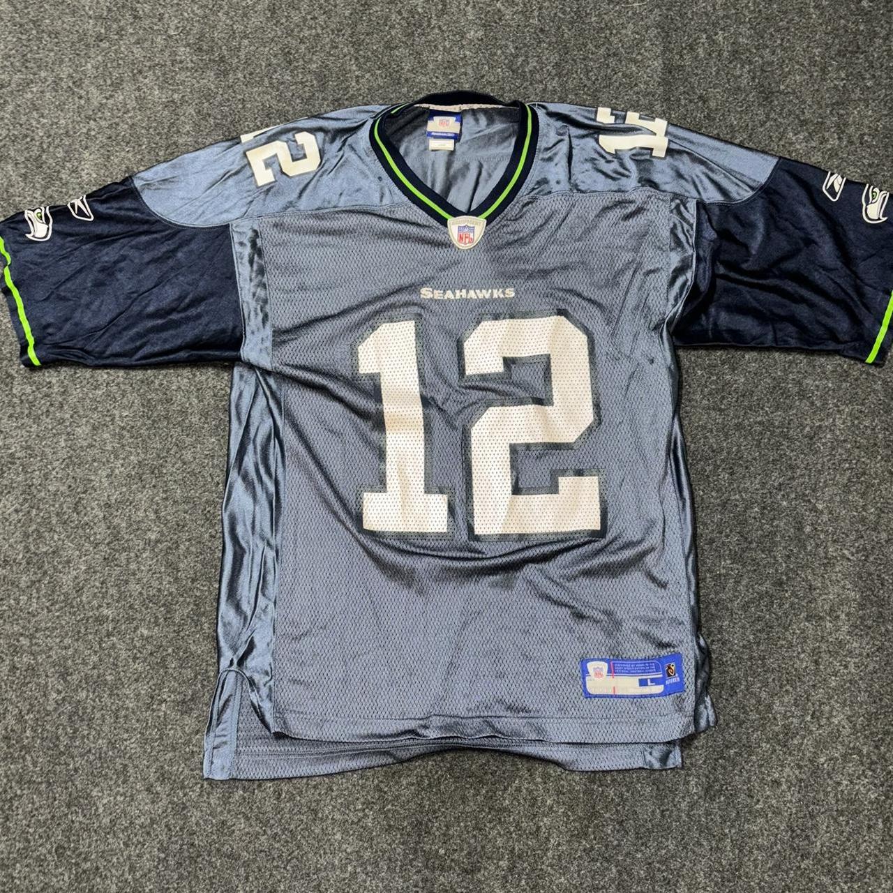 VTG Reebok Seattle Seahawks #12 Fan 12th Man Jersey... - Depop