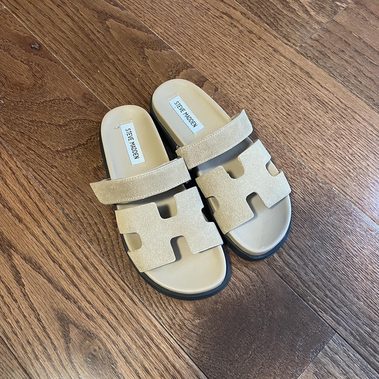 Hermès Chypre sandals DUPE. Steve Madden. Only worn... Depop