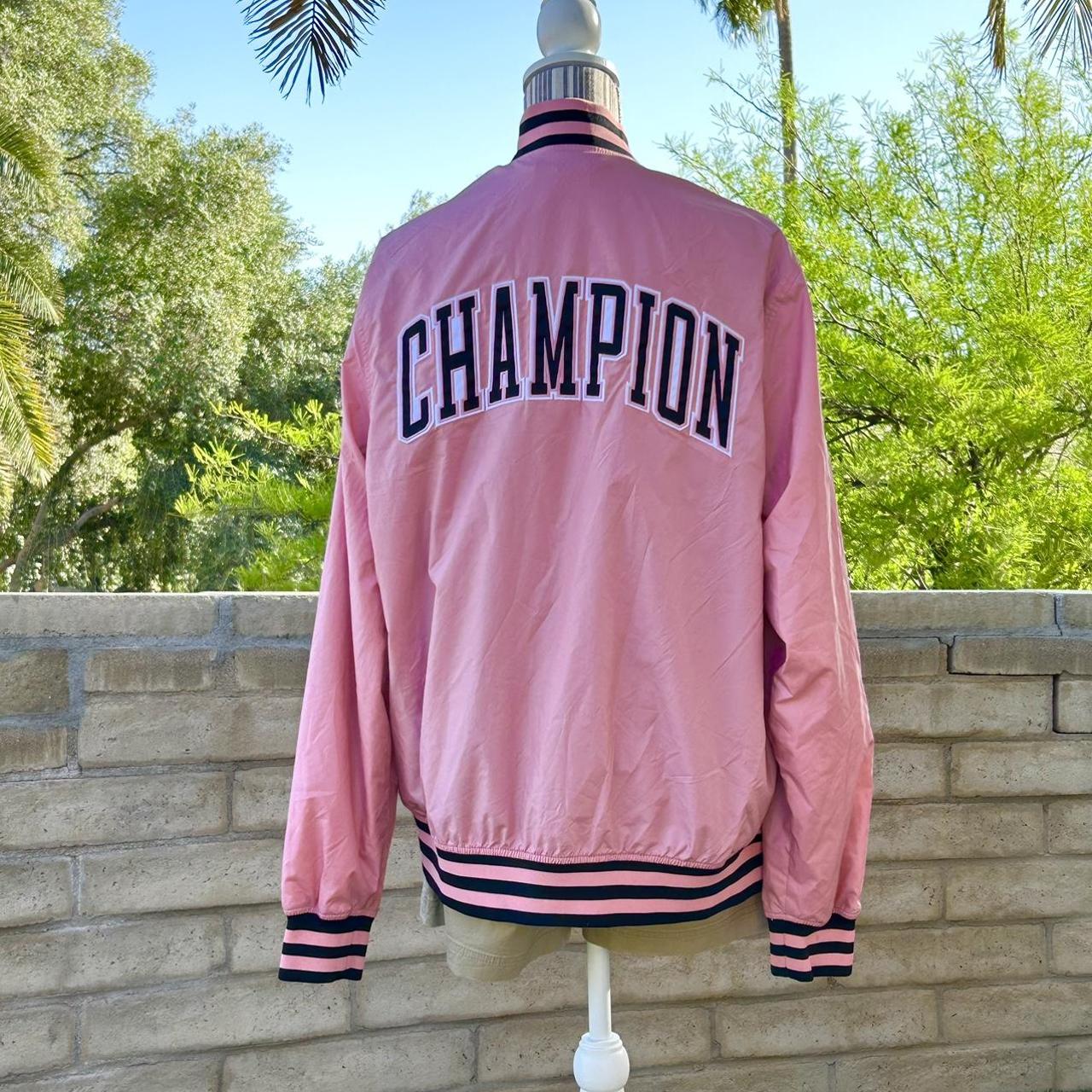 Pink champion bomber jacket hotsell