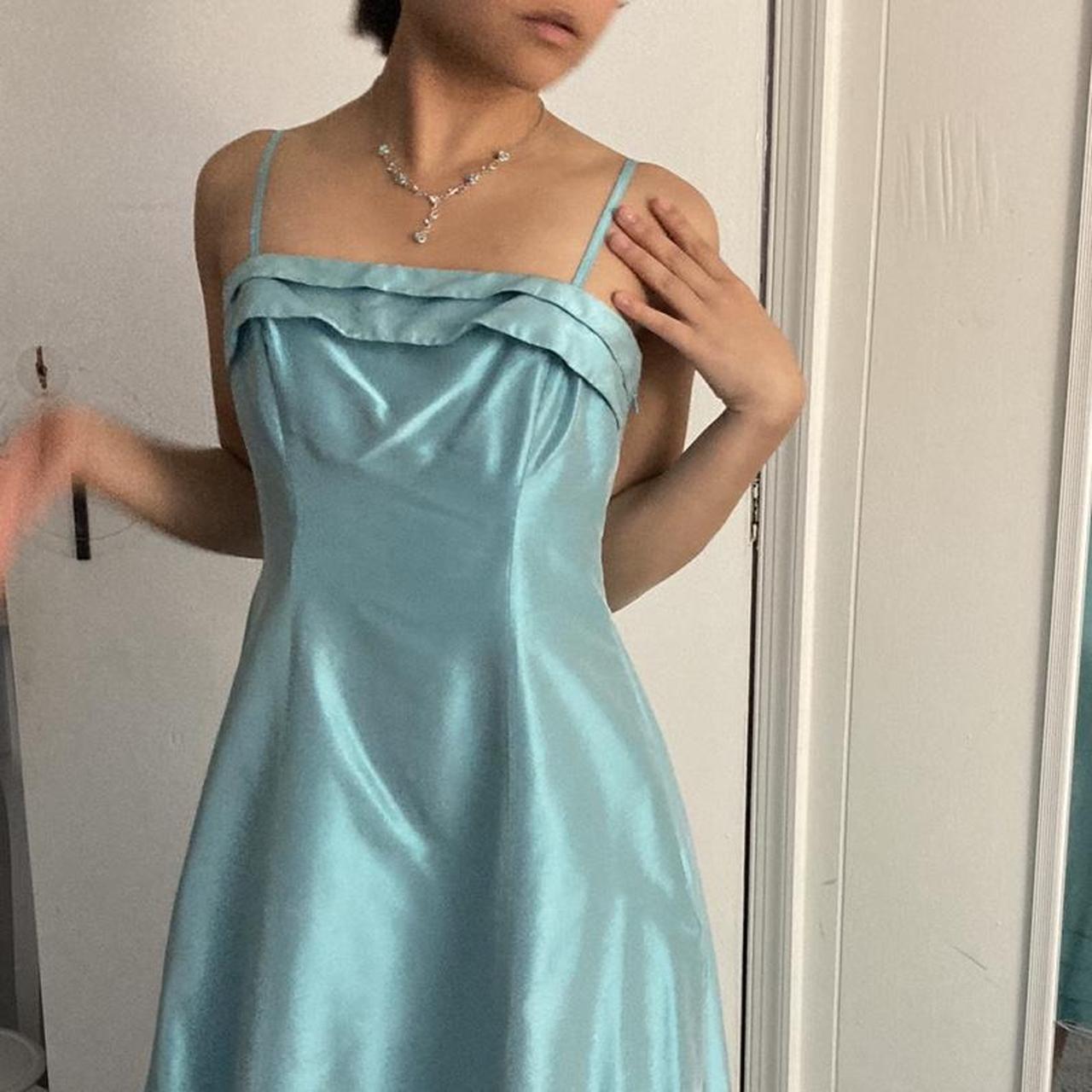 Coast Women's Blue Dress | Depop