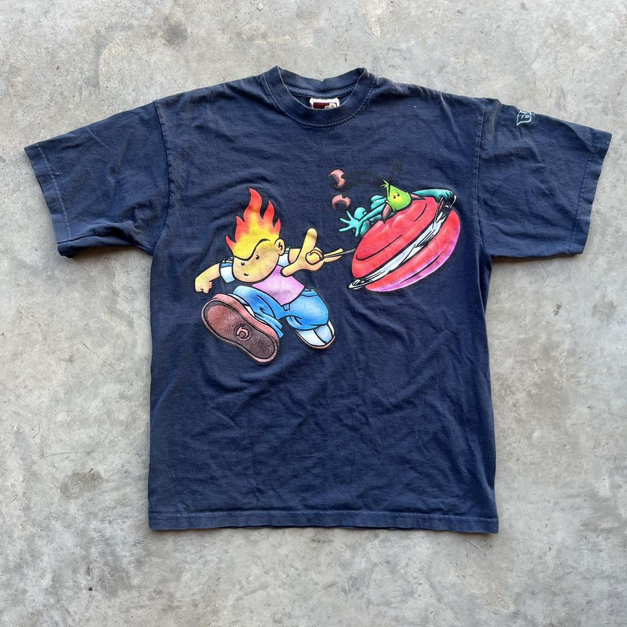 Jnco Flamehead shirt A Jnco grail with absolutely no... - Depop