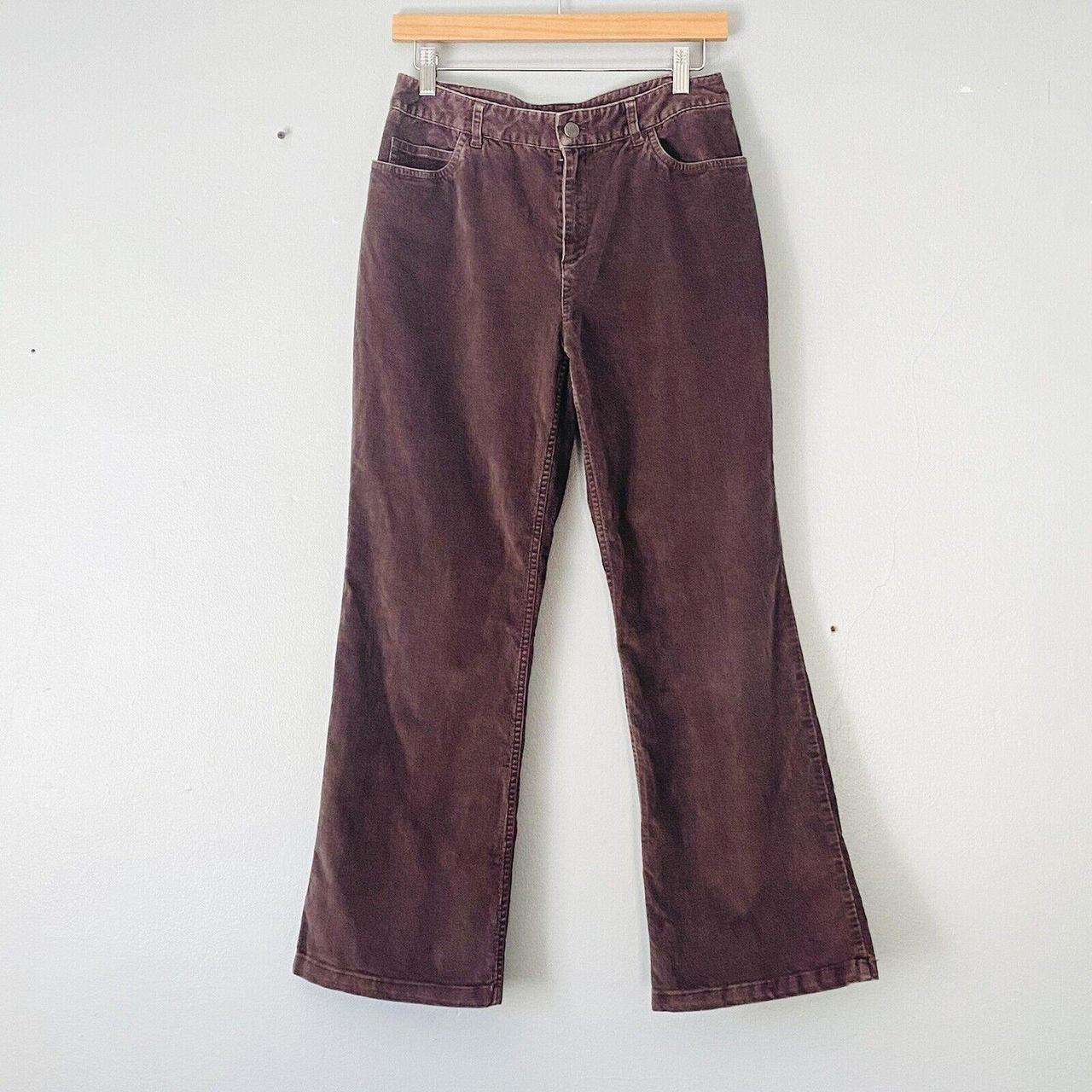 J. Jill Corduroy Pants Size 6 Brown Straight Leg