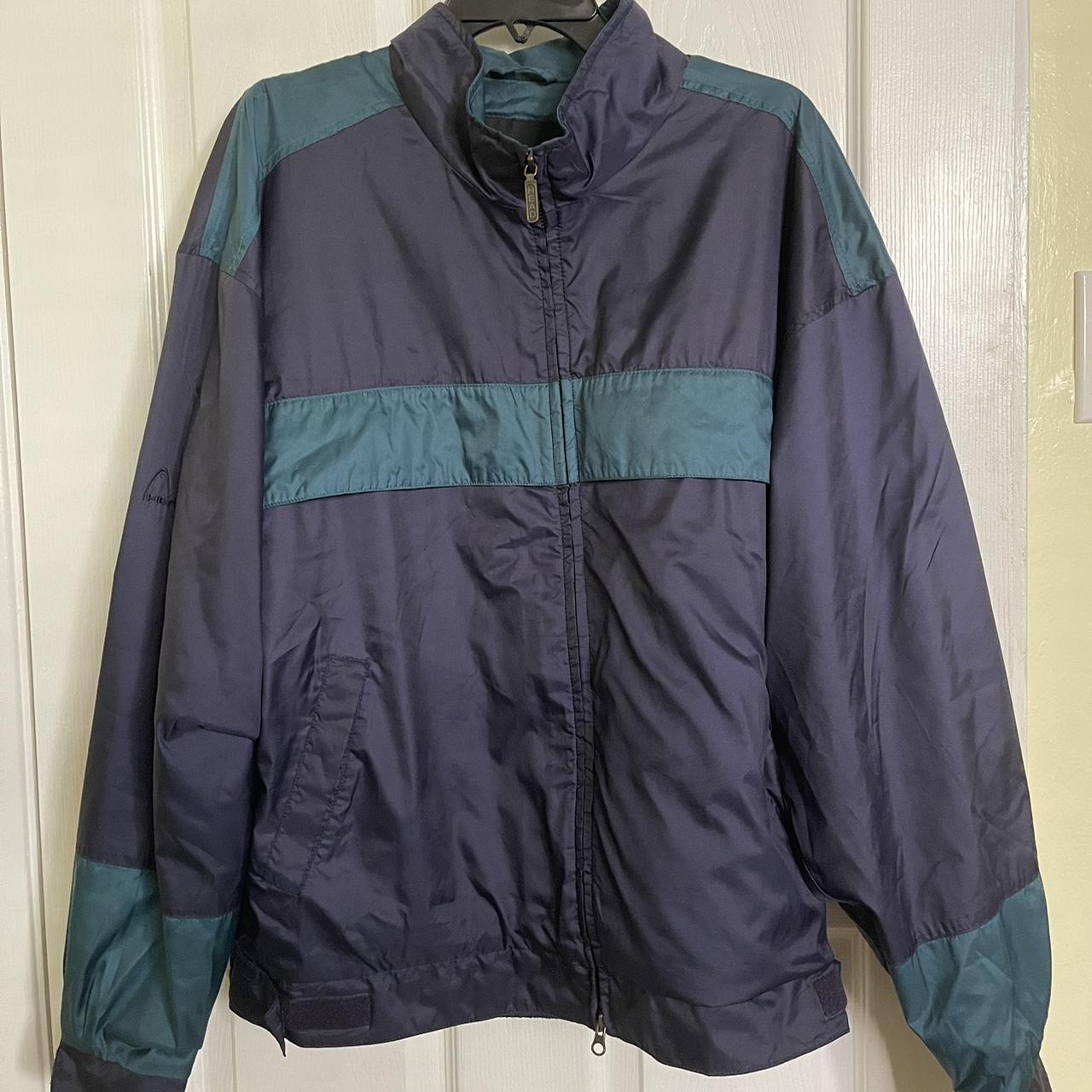 Men’s purple/green jacket (Head) Size: L #jacket... - Depop