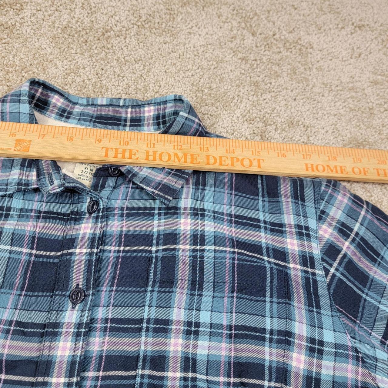 L.L.Bean Women's Shirt - Blue/Purple - XL – L.L. … - image 3