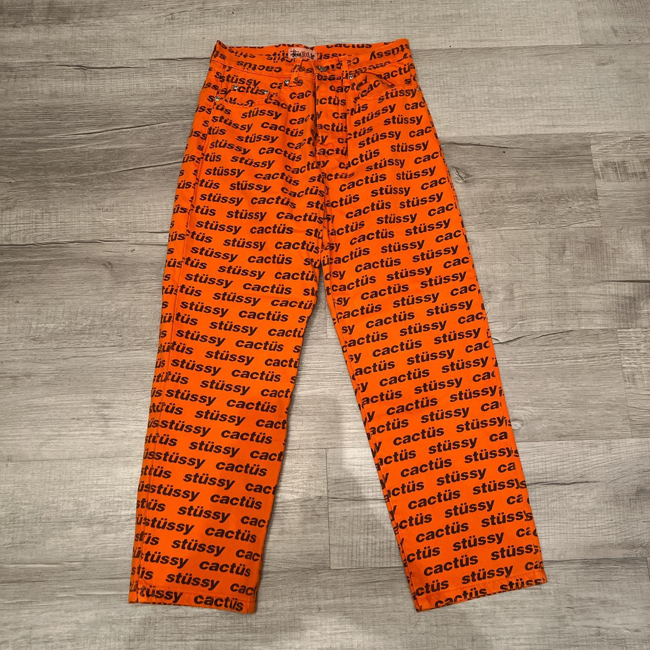 STUSSY X CPFM BIG OL JEAN ORANGE - Size Small -... - Depop