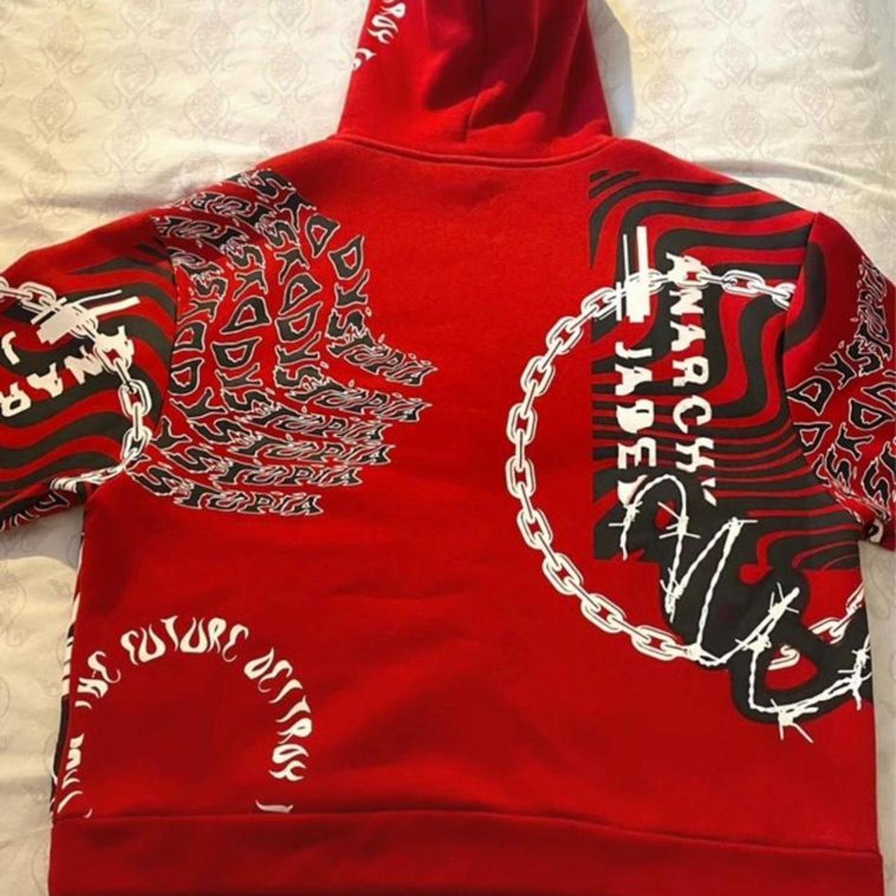 Jaded london red hoodie new arrivals