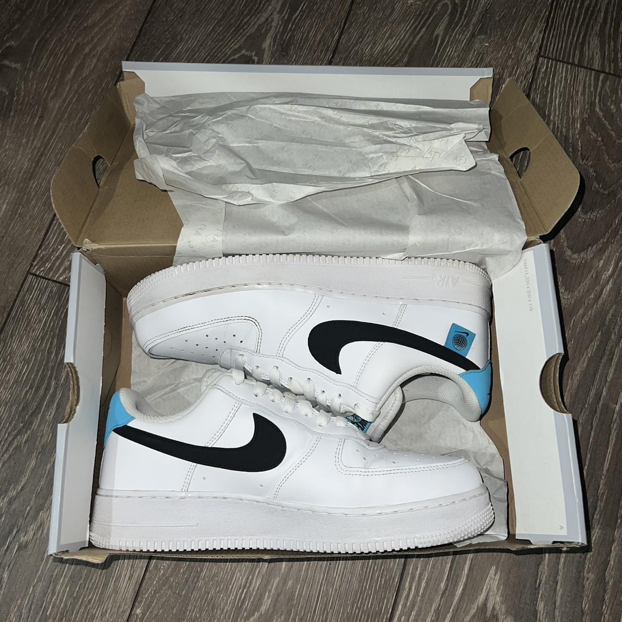 nike air force 1 low worldwide white blue fury black