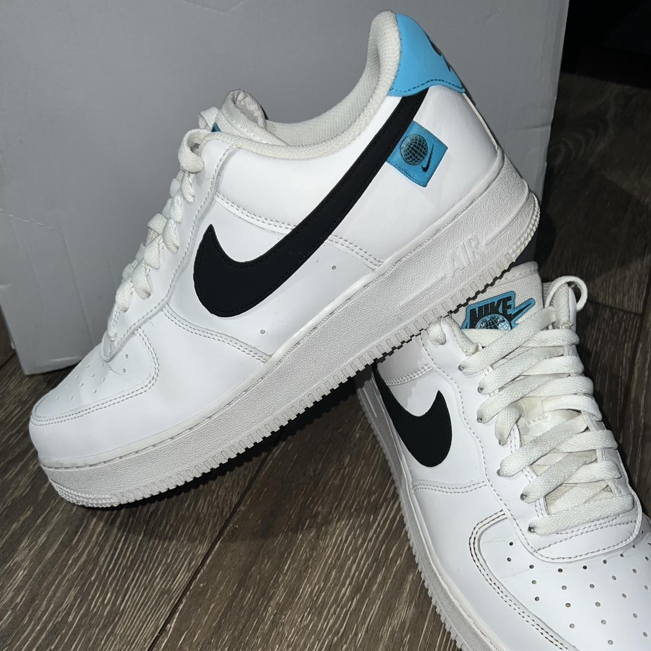 nike air force 1 low worldwide white blue fury black