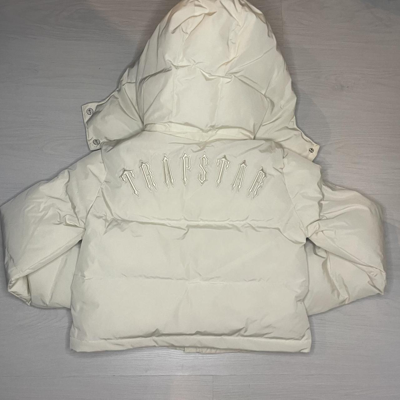 Trapstar Women's Cream Coat Depop