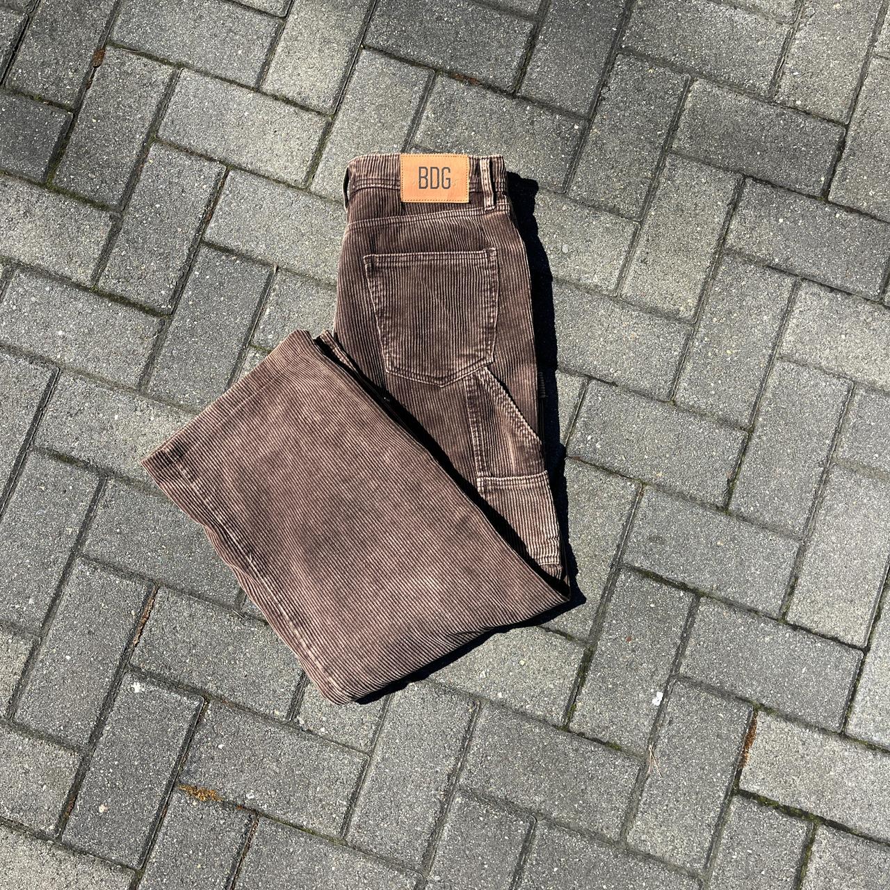 Double knee carpenter Brown cord Size 30 Worn once... - Depop