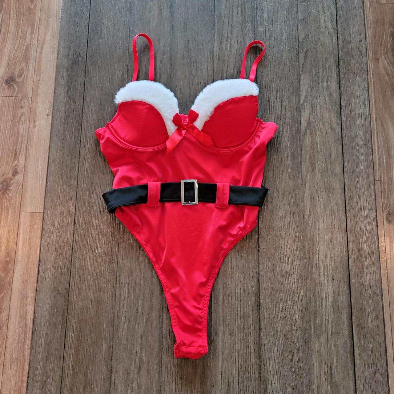 Christmas lingerie bodysuit Christmas costume - Depop