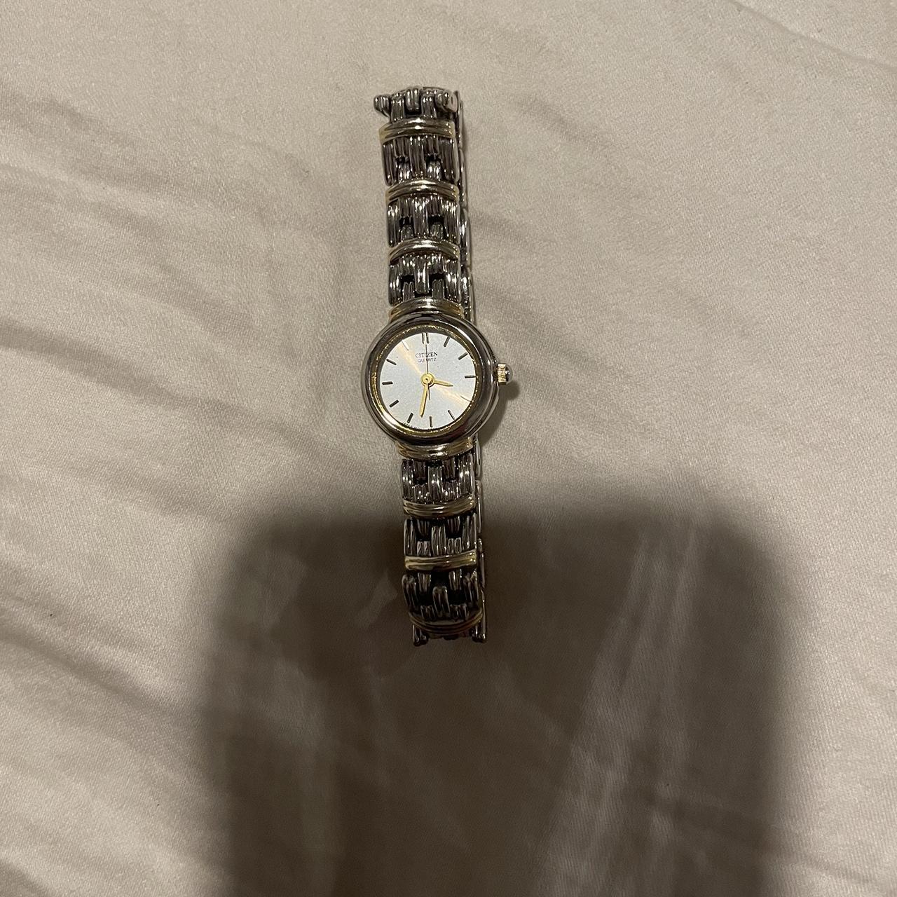 Citizen Women's Silver and Gold Watch (2)