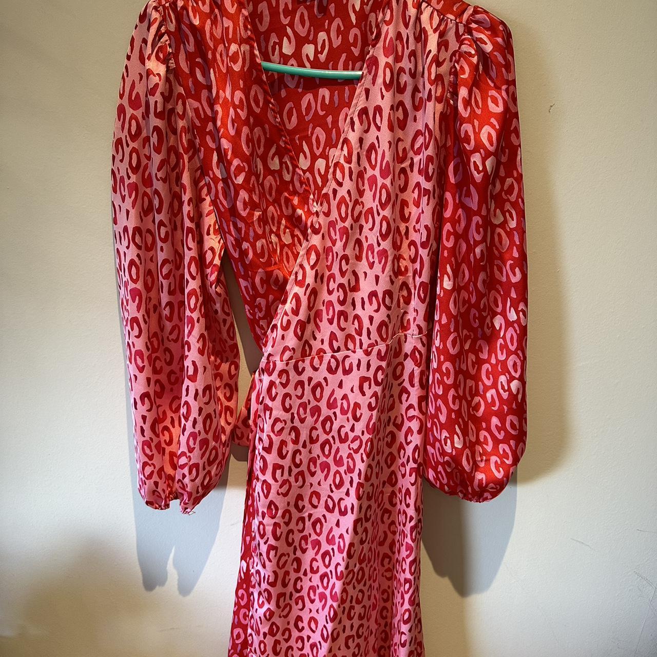 Never Fully Dressed Leopard Print Wrap Around Dress Leopard Lucia