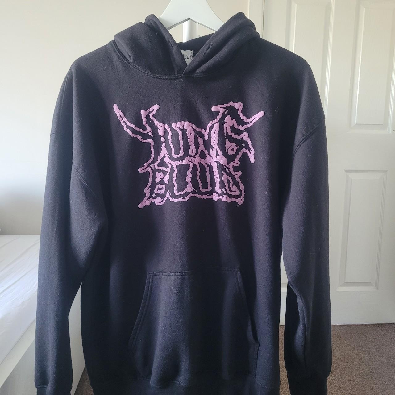 YUNGBLUD Dead Happy Hoodie. Size: unisex large. (I'm... - Depop