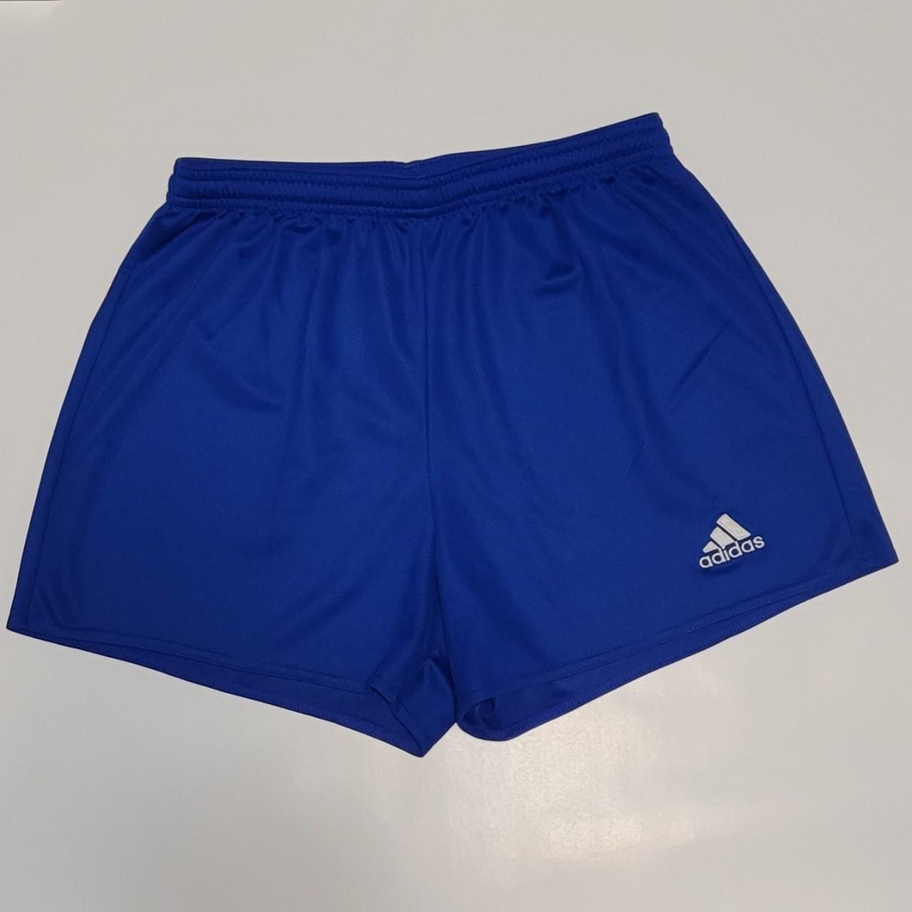 Blue Adidas Shorts 🍭pls use depop payments🍭 🖤26... - Depop