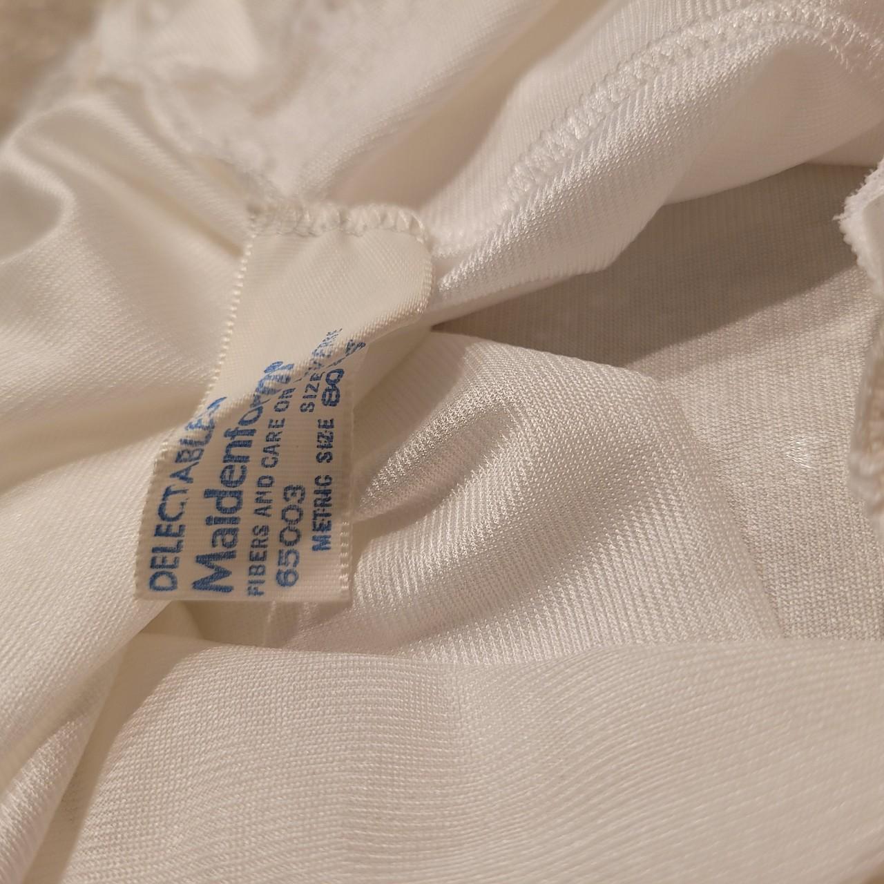 Vintage white sheer cami 🌷Nylon 🌷Size XS 🌷Pink - Depop