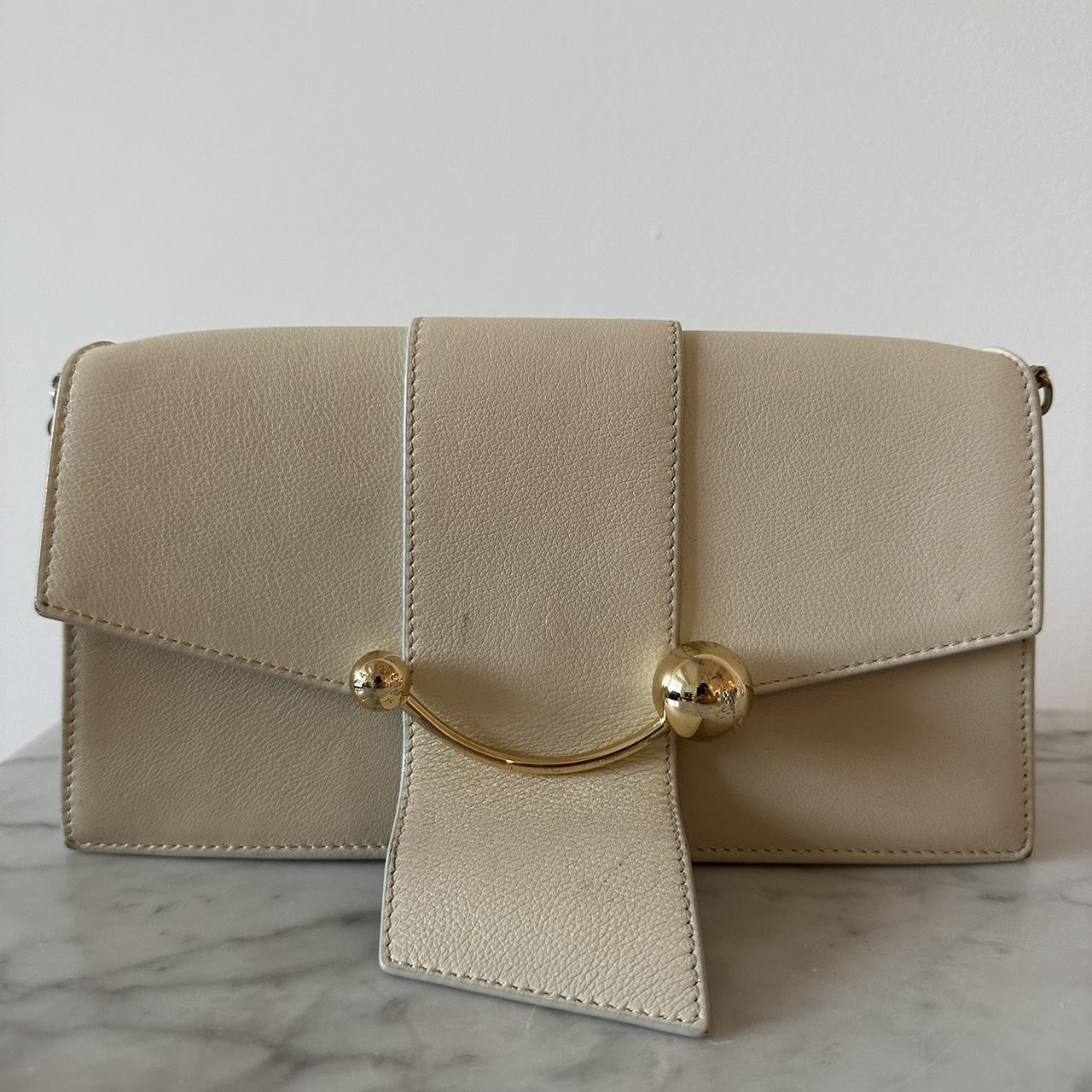 Strathberry Women's Mini Crescent Bag - Pearl Grey/Slate