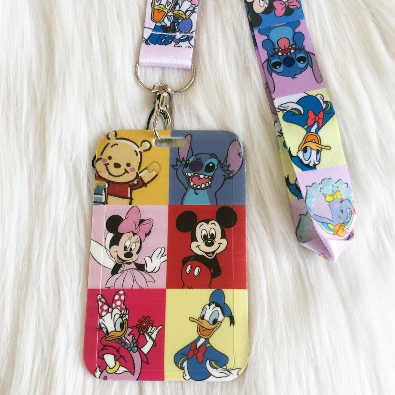 Disney Daisy Duck ID Card Holder Wallet Keychain