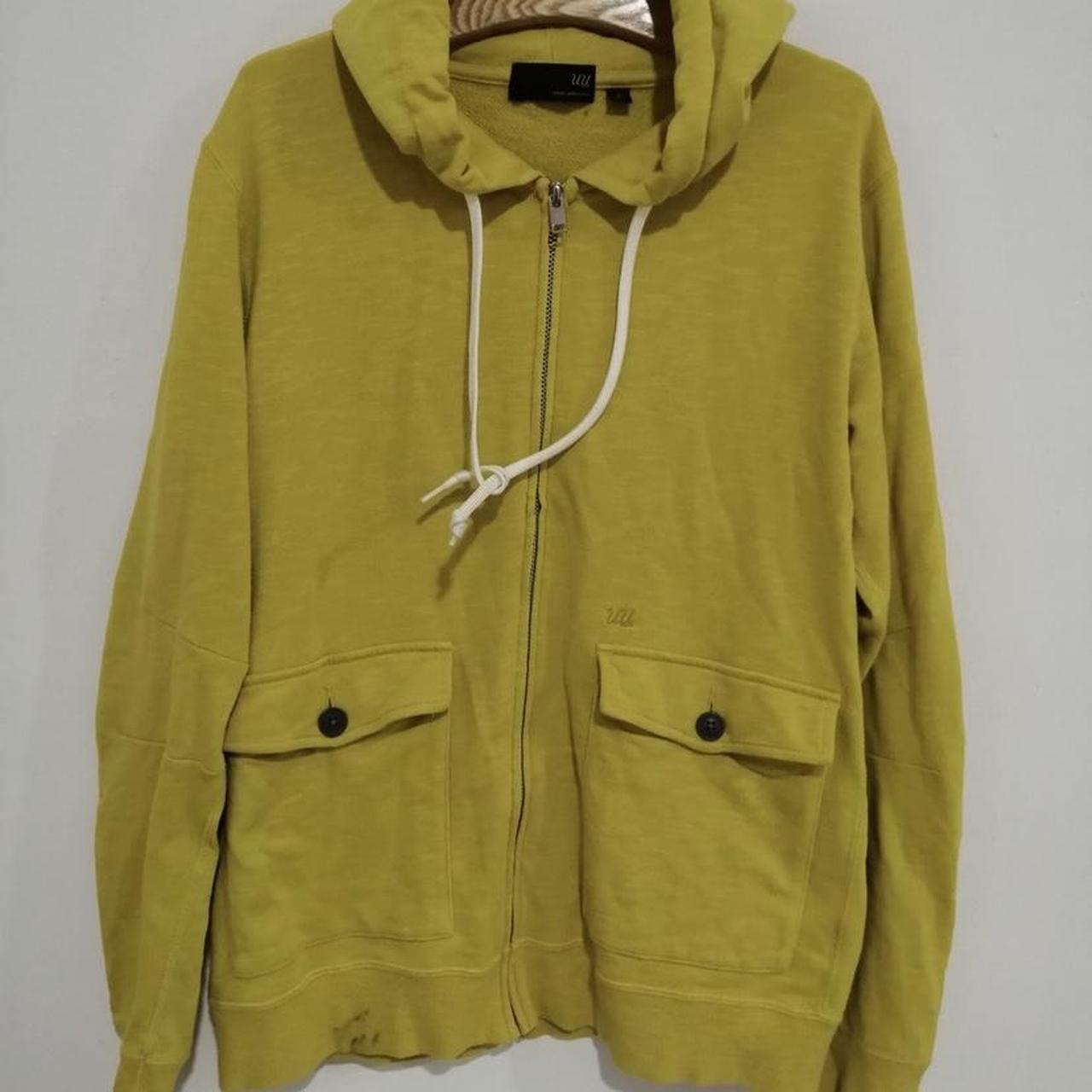 Undercover shops Uniqlo yellow hoodie