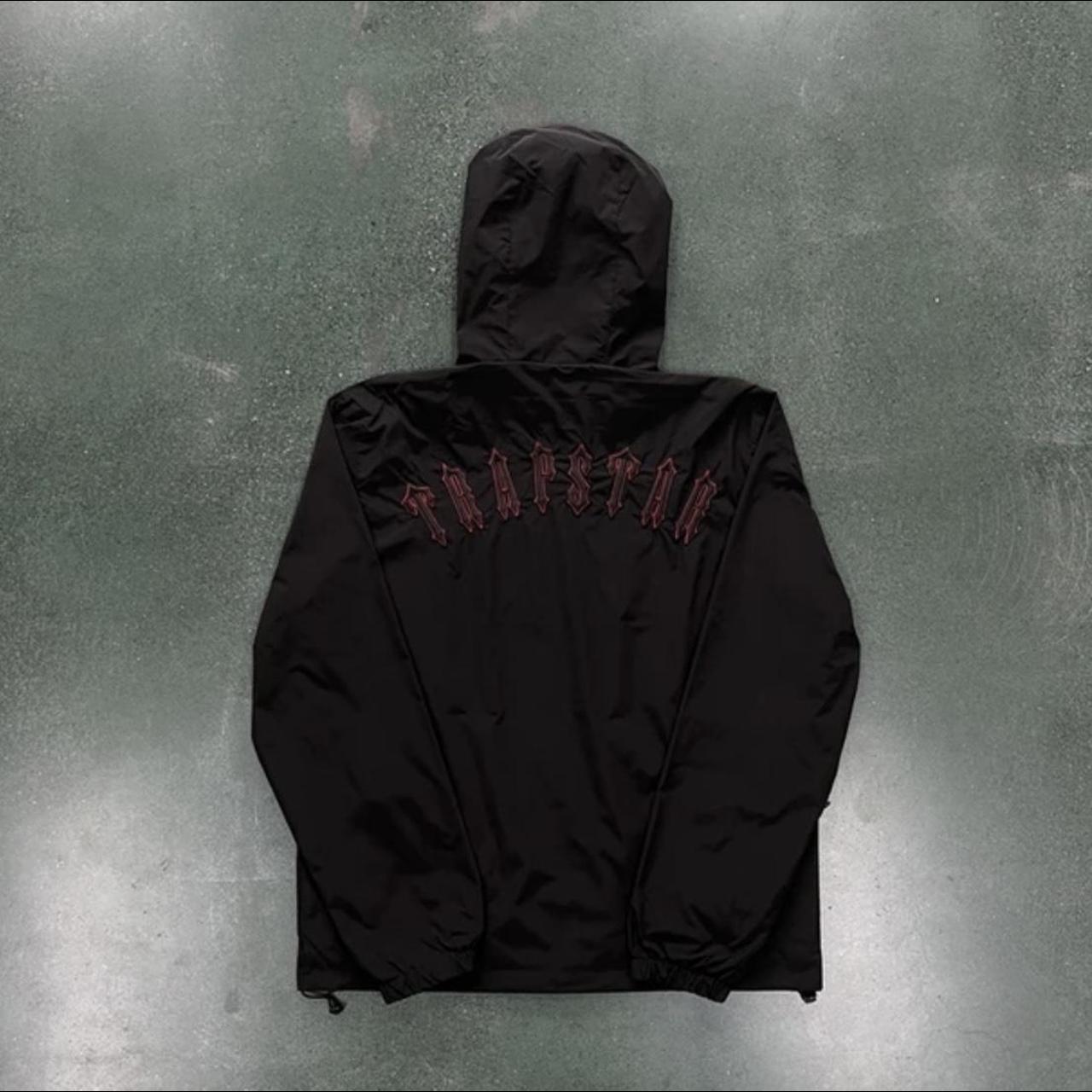 Trapstar Men's Black and Red Jacket Depop