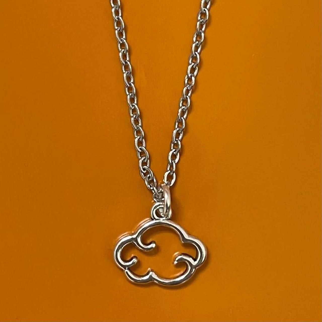 Cloud Necklace ☁️ ⛓ Chain Material - Stainless... - Depop