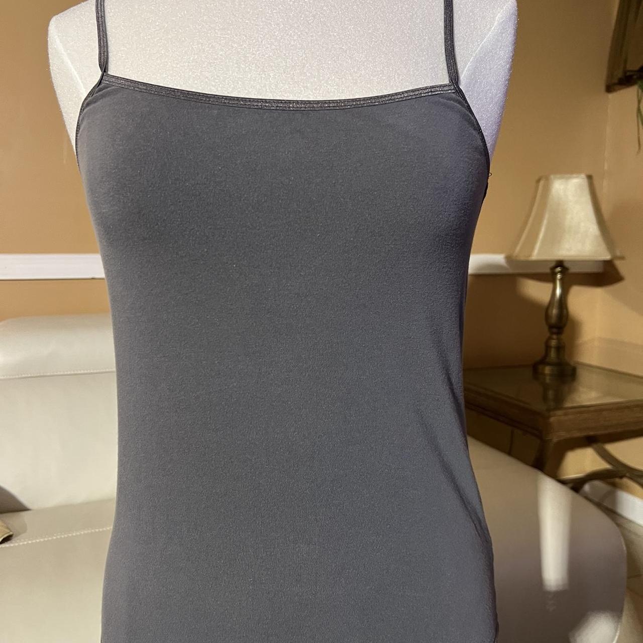 Old navy gray camisole top with spaghetti straps... - Depop