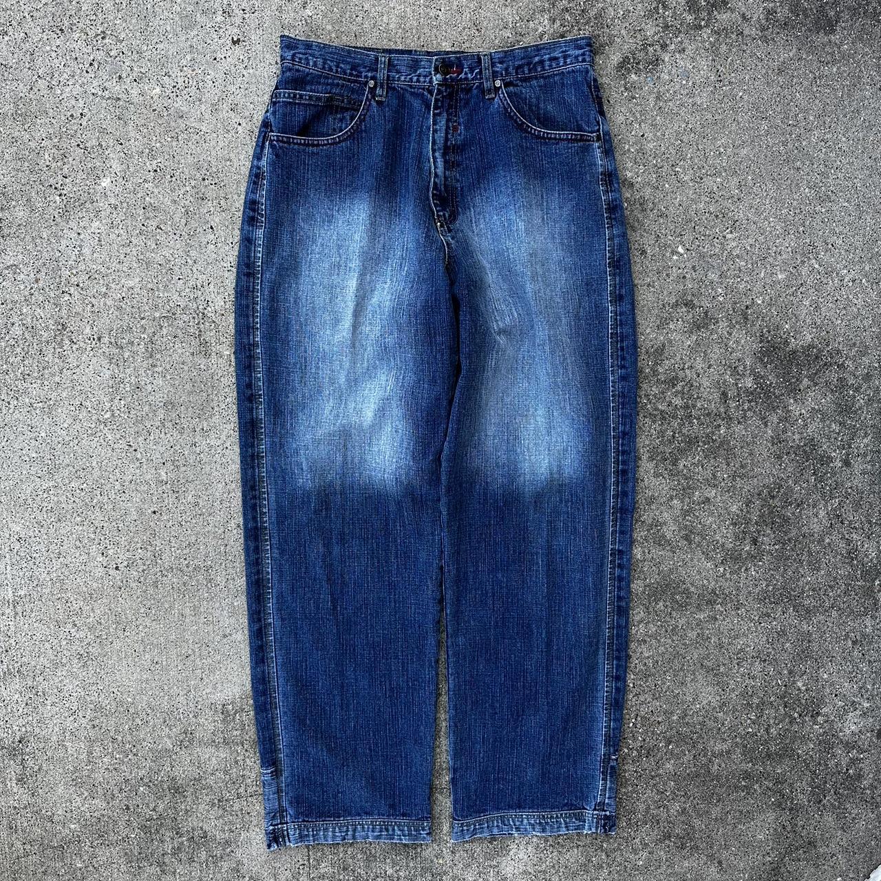 Men's Navy Jeans Depop