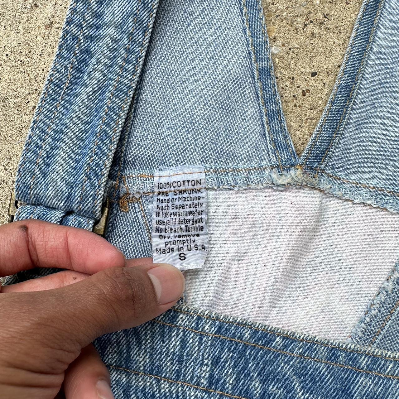 Guess Women's Blue Dungareesoveralls Depop