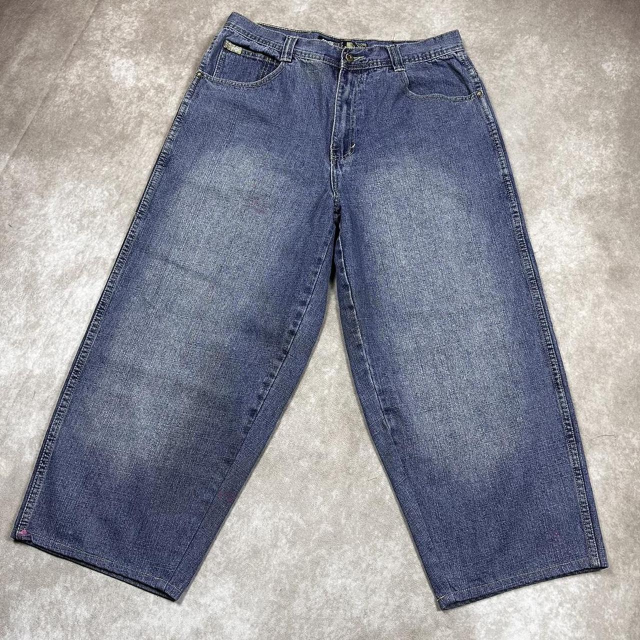 Y2K Baggy SouthPole Jeans Simple Blue Wash W/... - Depop