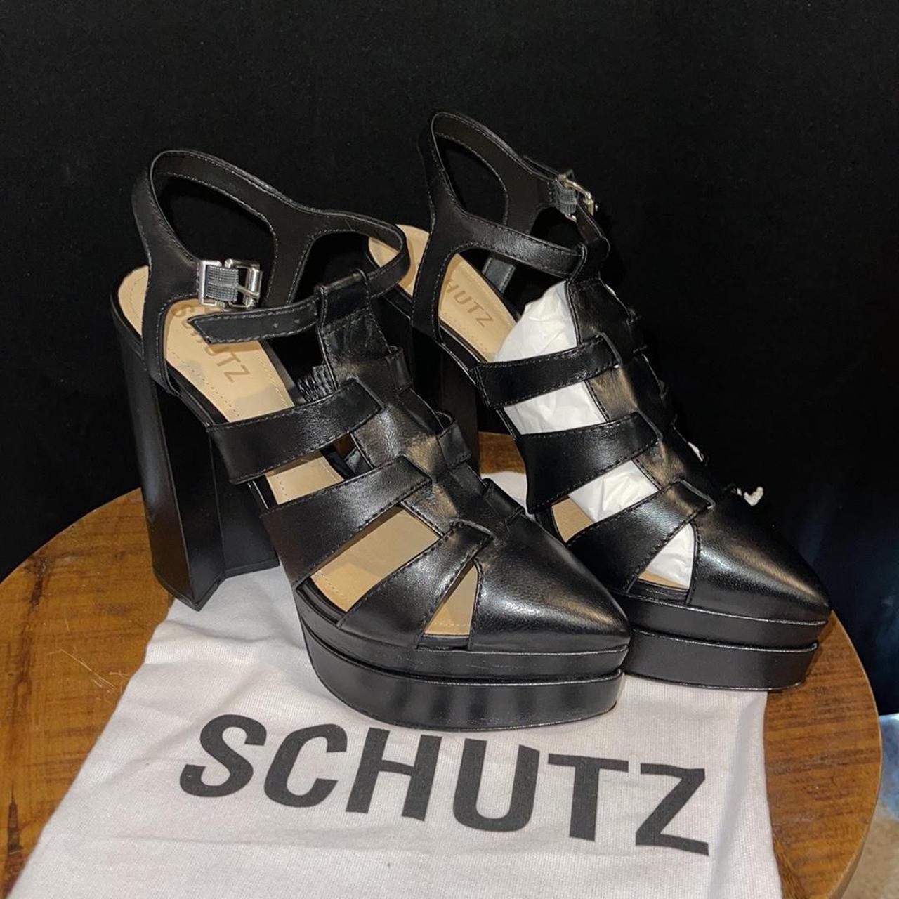 Schutz Daryl Platform Brands tagged for exposure... - Depop