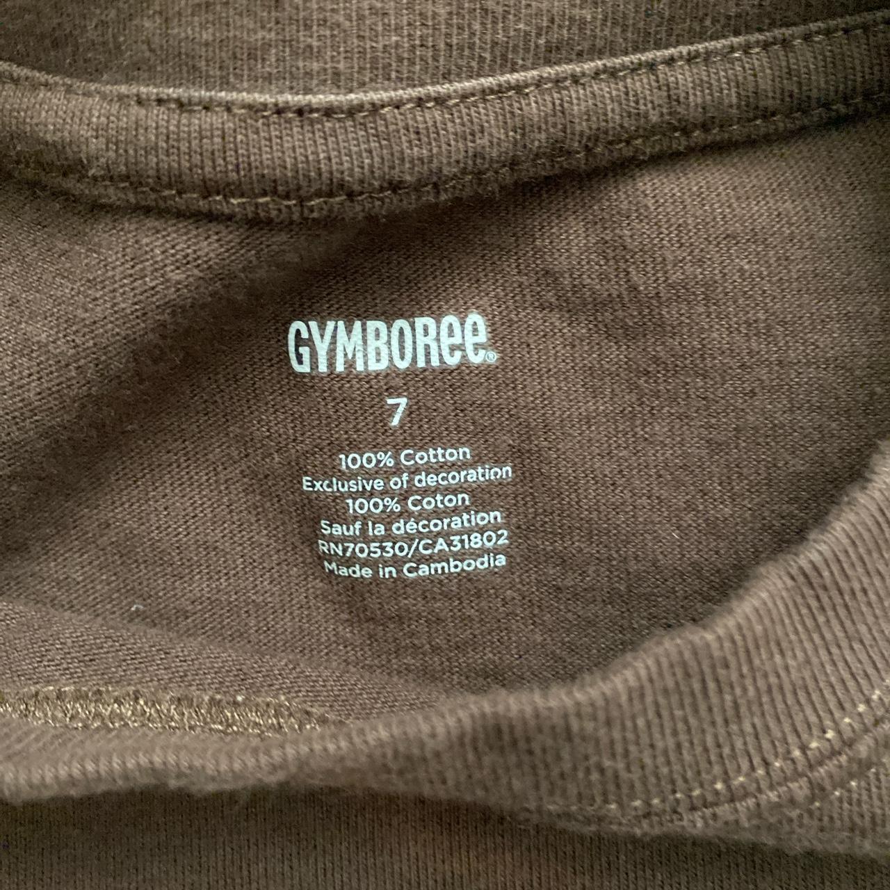 Gymboree Brown and White T-shirt (2)