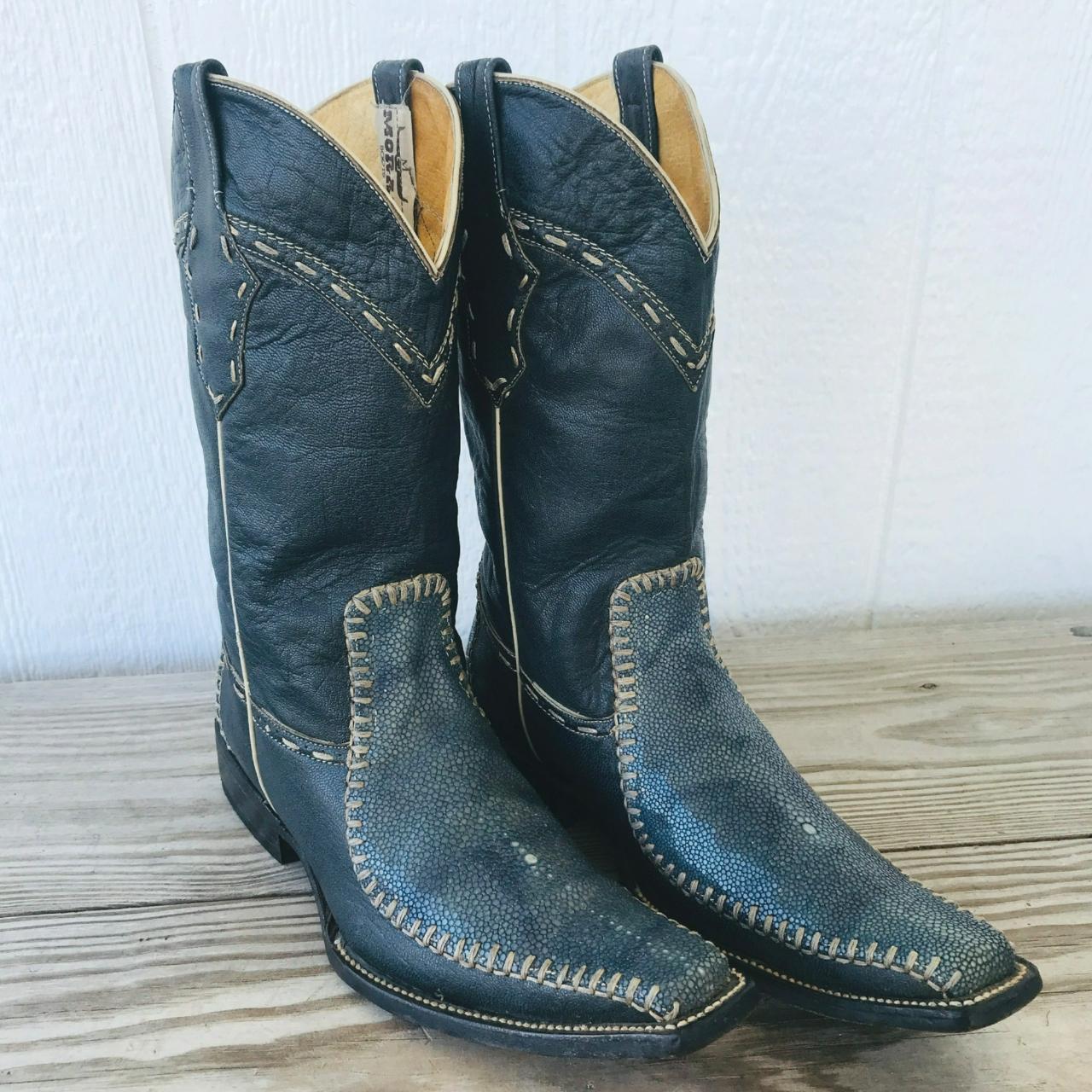Moran Stingray Cowboy Western Boots Size Men's US 9... Depop