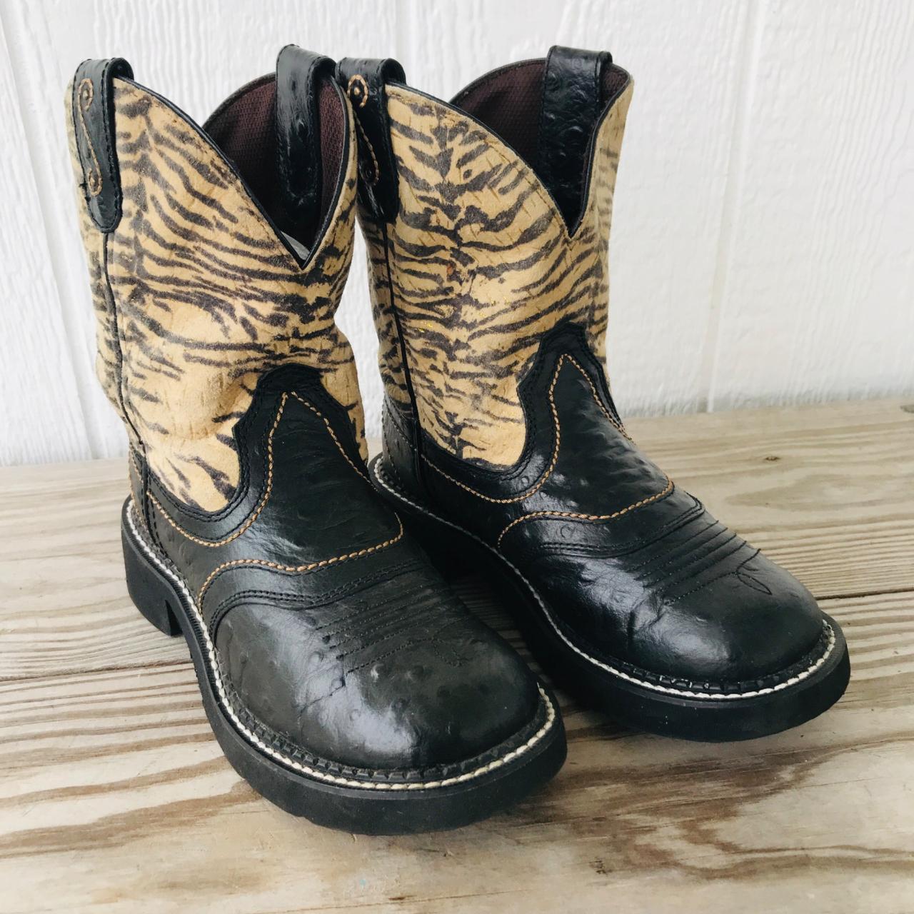 Ostrich print 2025 cowboy boots