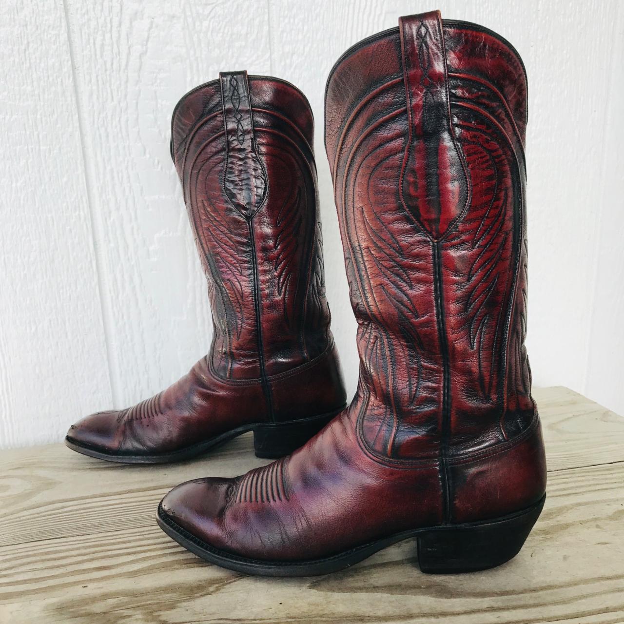 Men's Red Boots | Depop