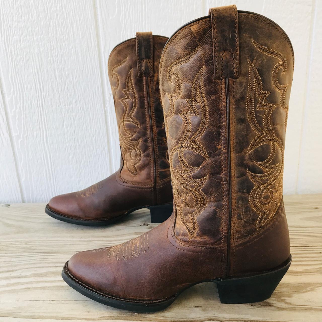 Laredo Women's Brown Boots | Depop