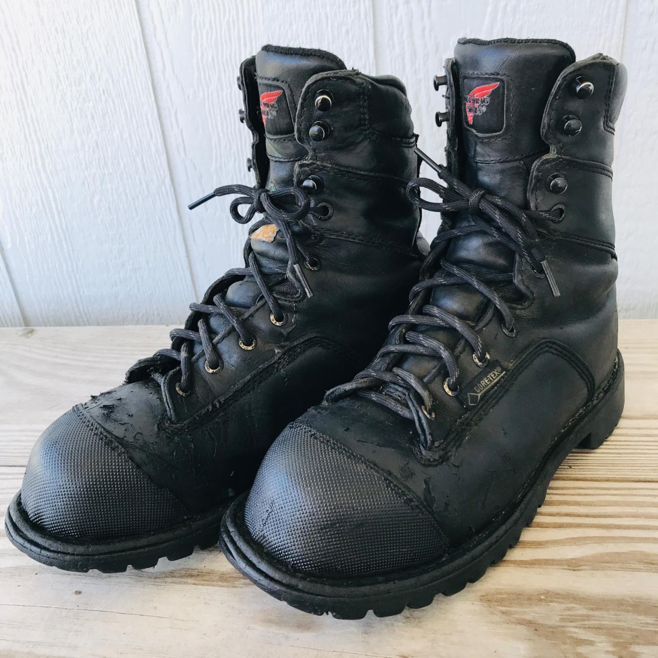 red wing aluminum toe boots