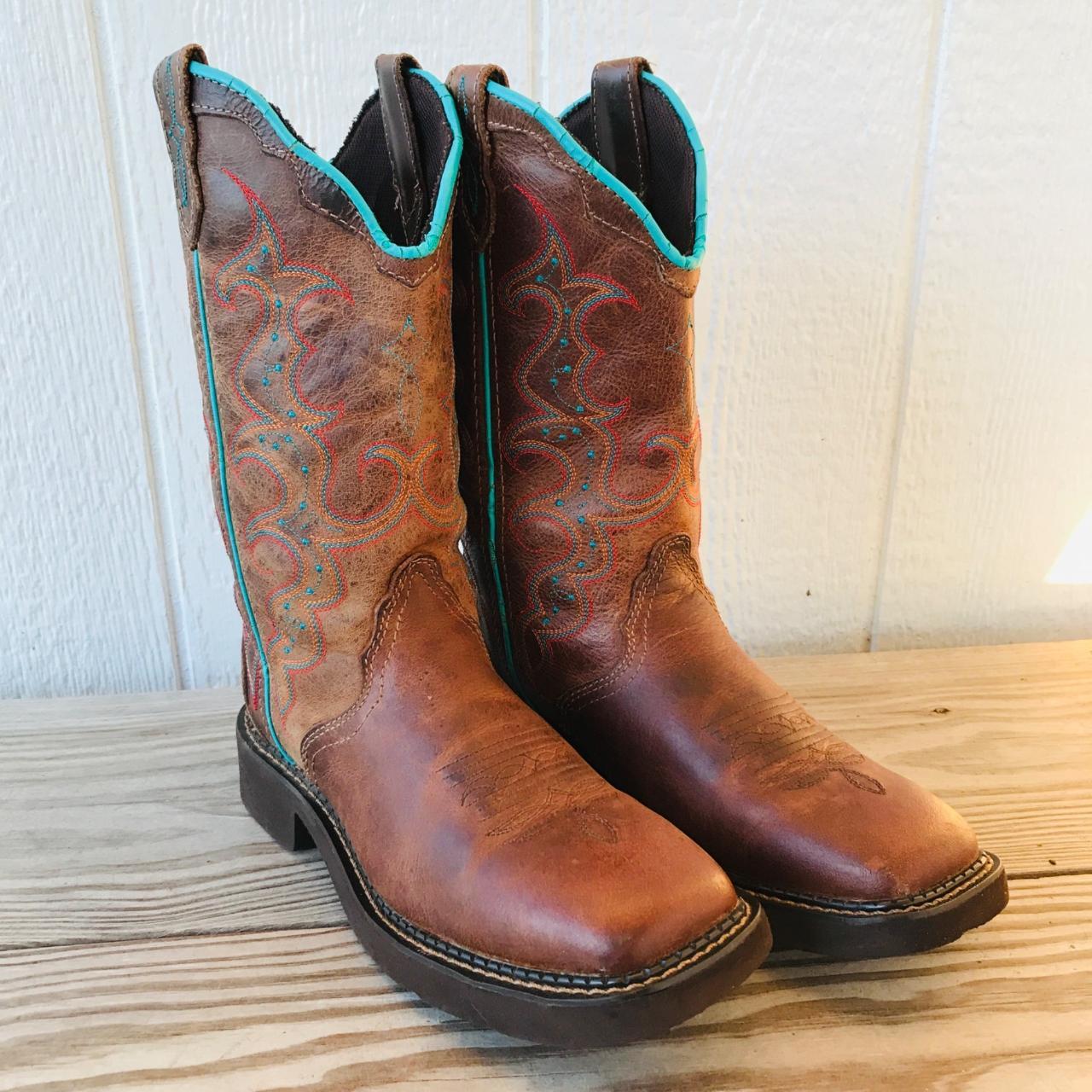 Justin gypsy hot sale boots square toe