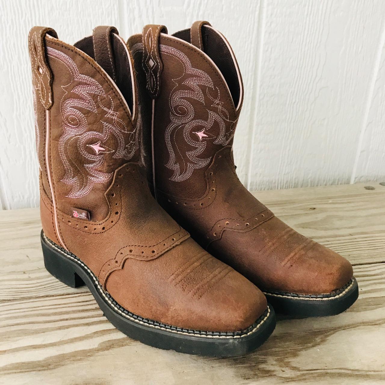 Justin gypsy women's square toe 2024 western boots