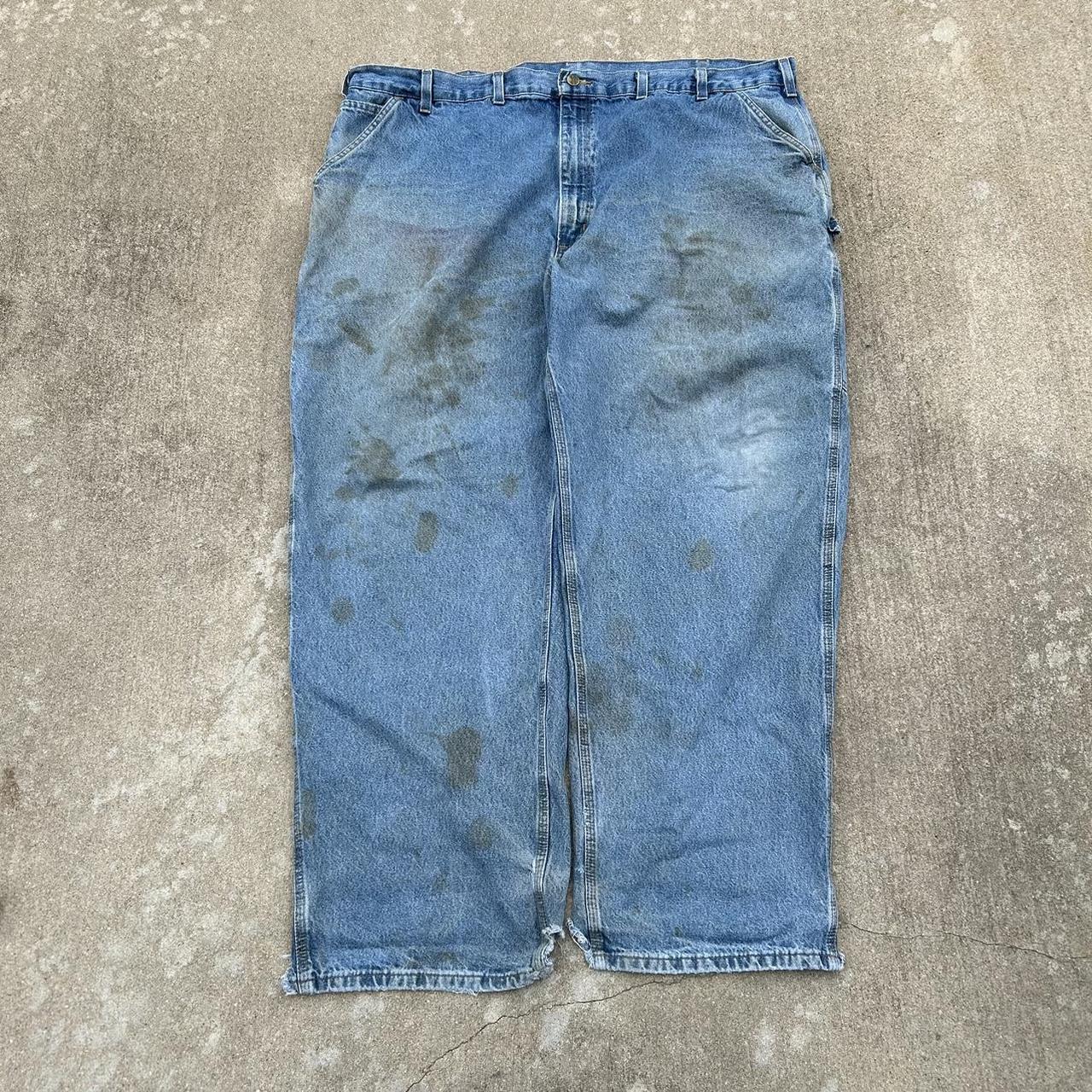 Y2k Carhartt Jeans - From 00’s - Hella baggy - 48... - Depop