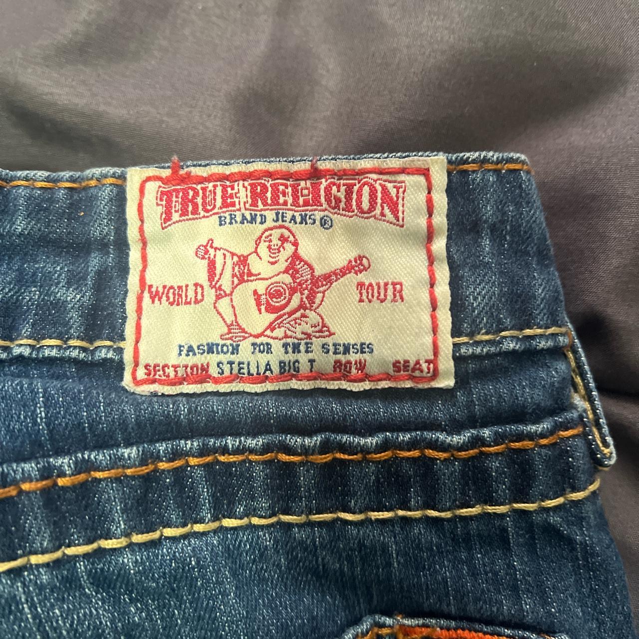 | low rise true religion jeans | these jeans are so... - Depop