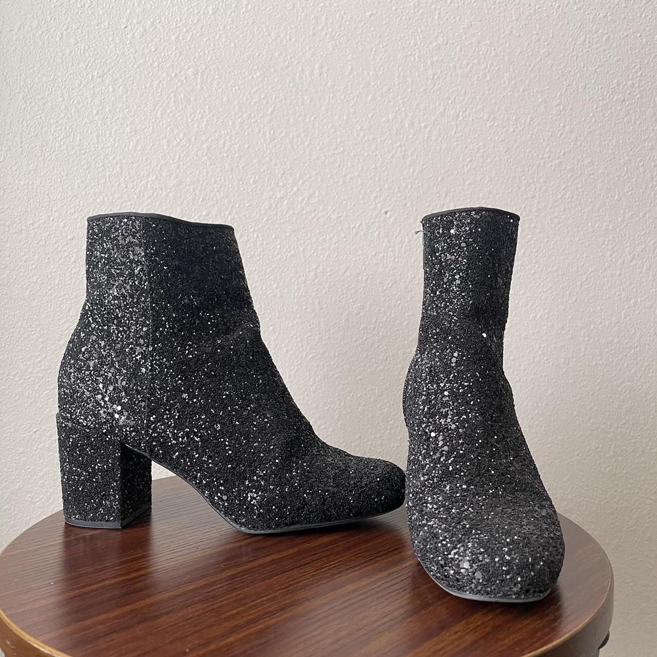 Old navy shop glitter booties