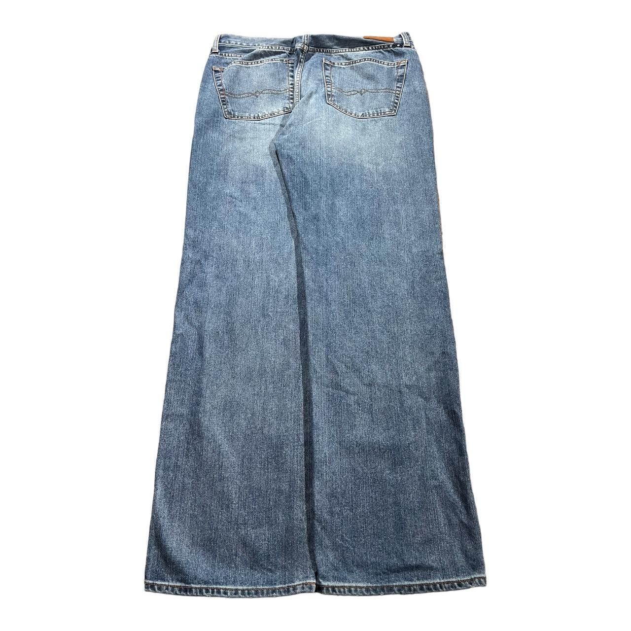 Y2K Vintage Lucky Brand Long Denim Skirt Logo & - Depop