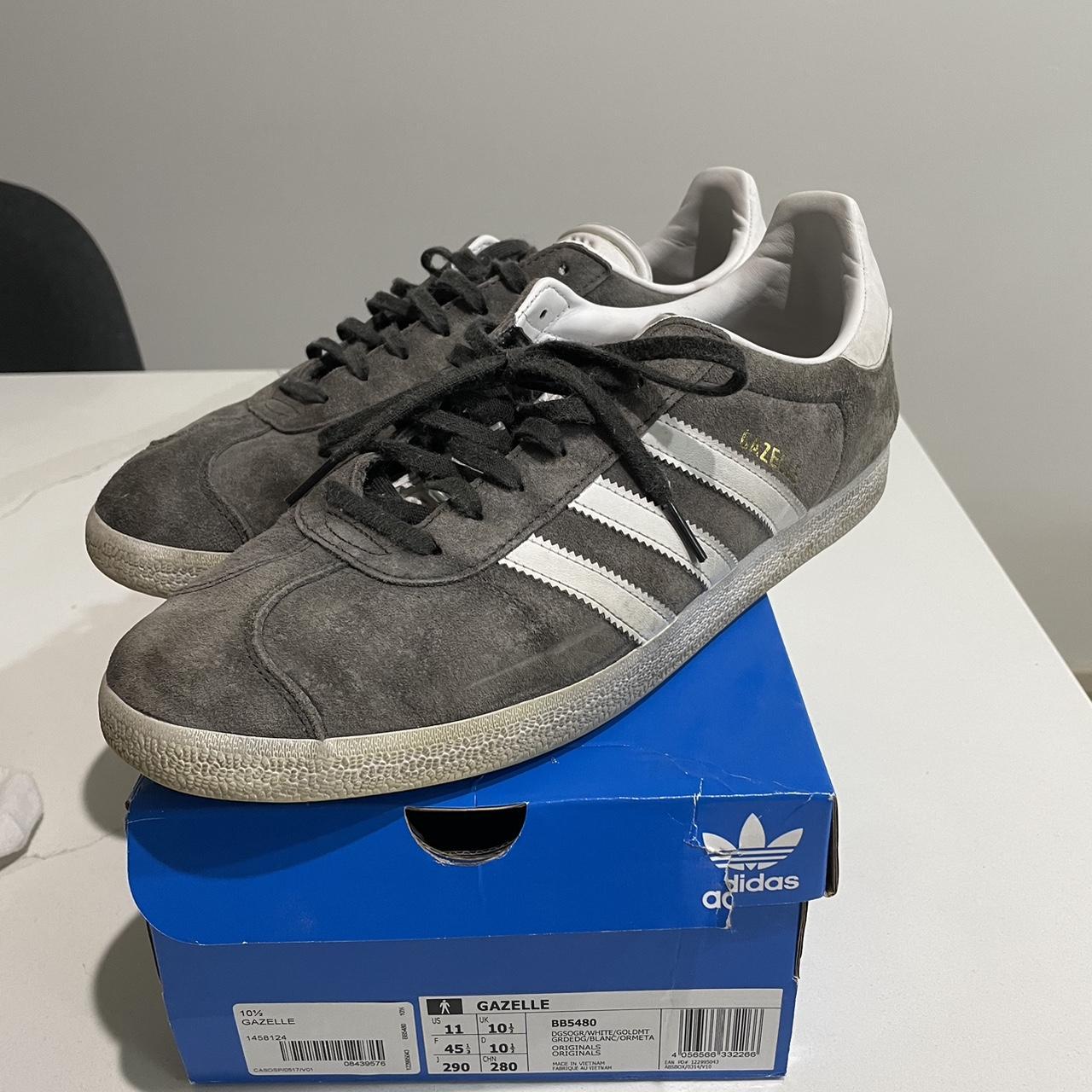 Adidas Gazelle Grey Size US Mens 11 Condition