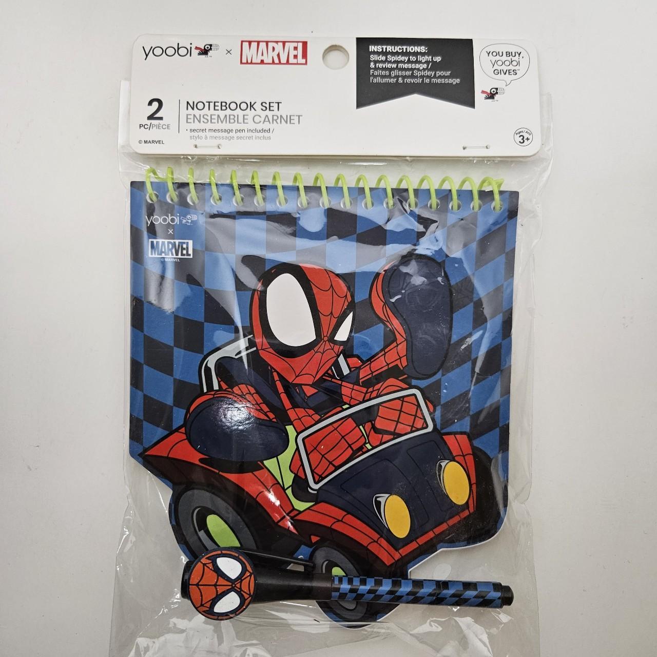 yoobi Marvel Spiderman Notebook Set