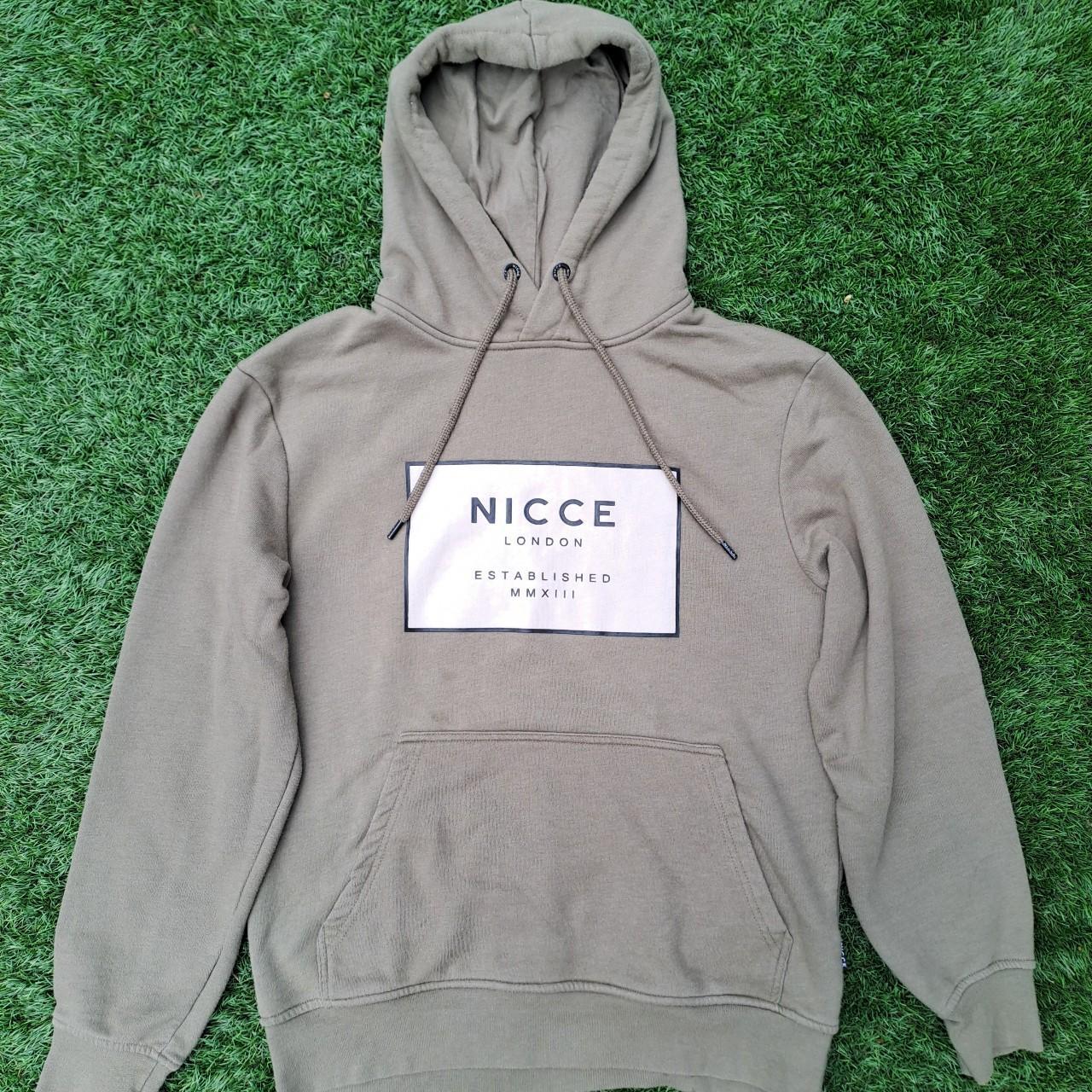 Men s Nicce kakhi hoodie size S Great condition