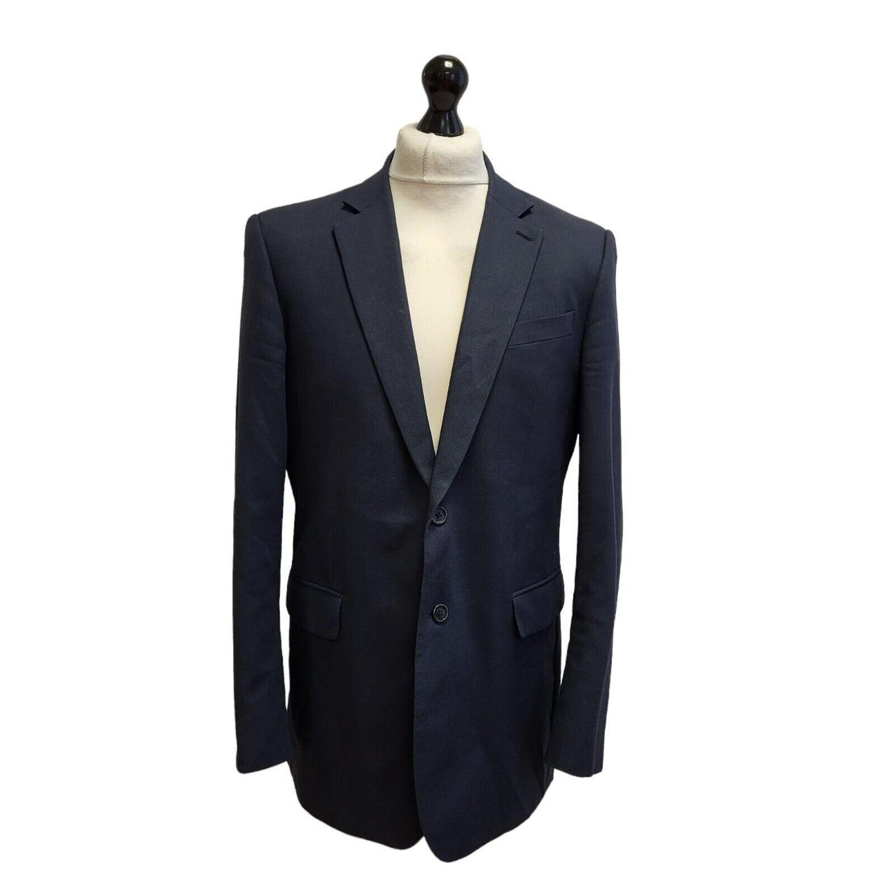 Jaeger Navy Blue Suit Jacket & Trousers Uk Men's L... - Depop