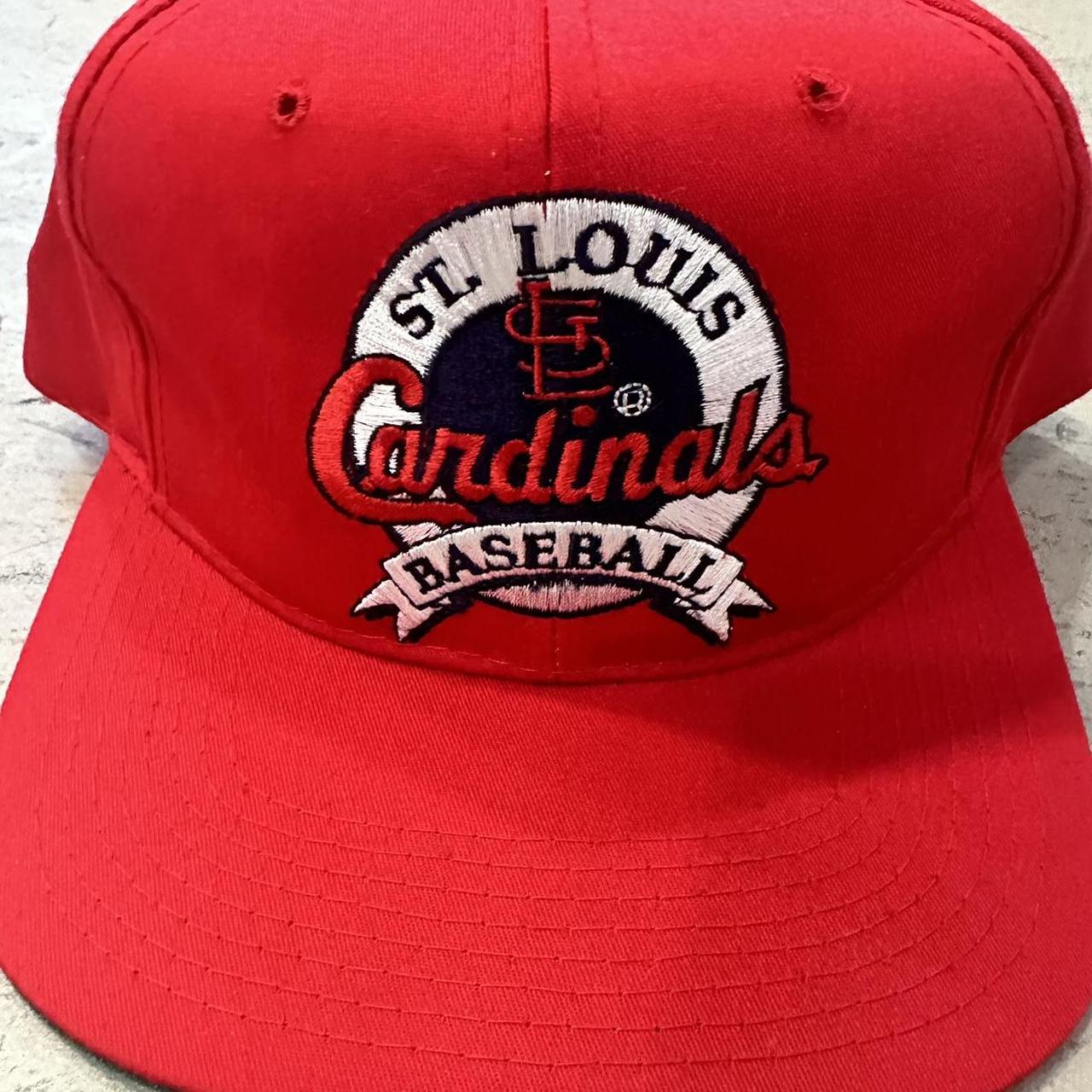 VTG 90s Starter MLB St. Louis Cardinals Script Logo - Depop